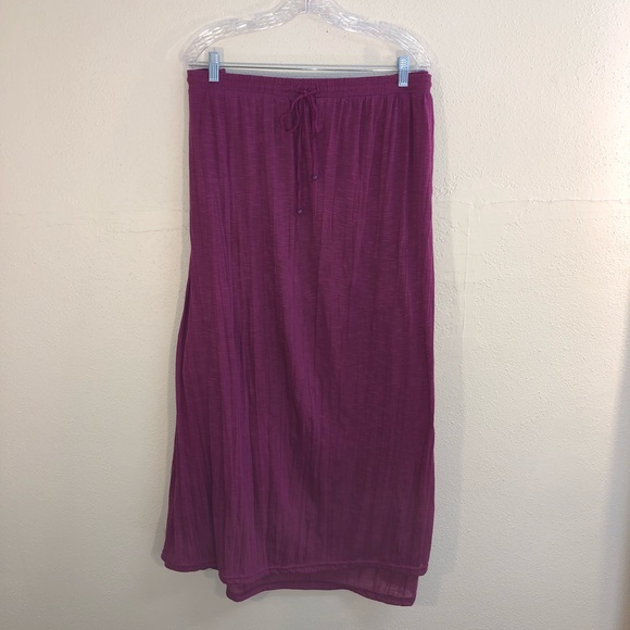 Faded Glory Dresses & Skirts - Faded Glory Purple Maxi Skirt Size 4X